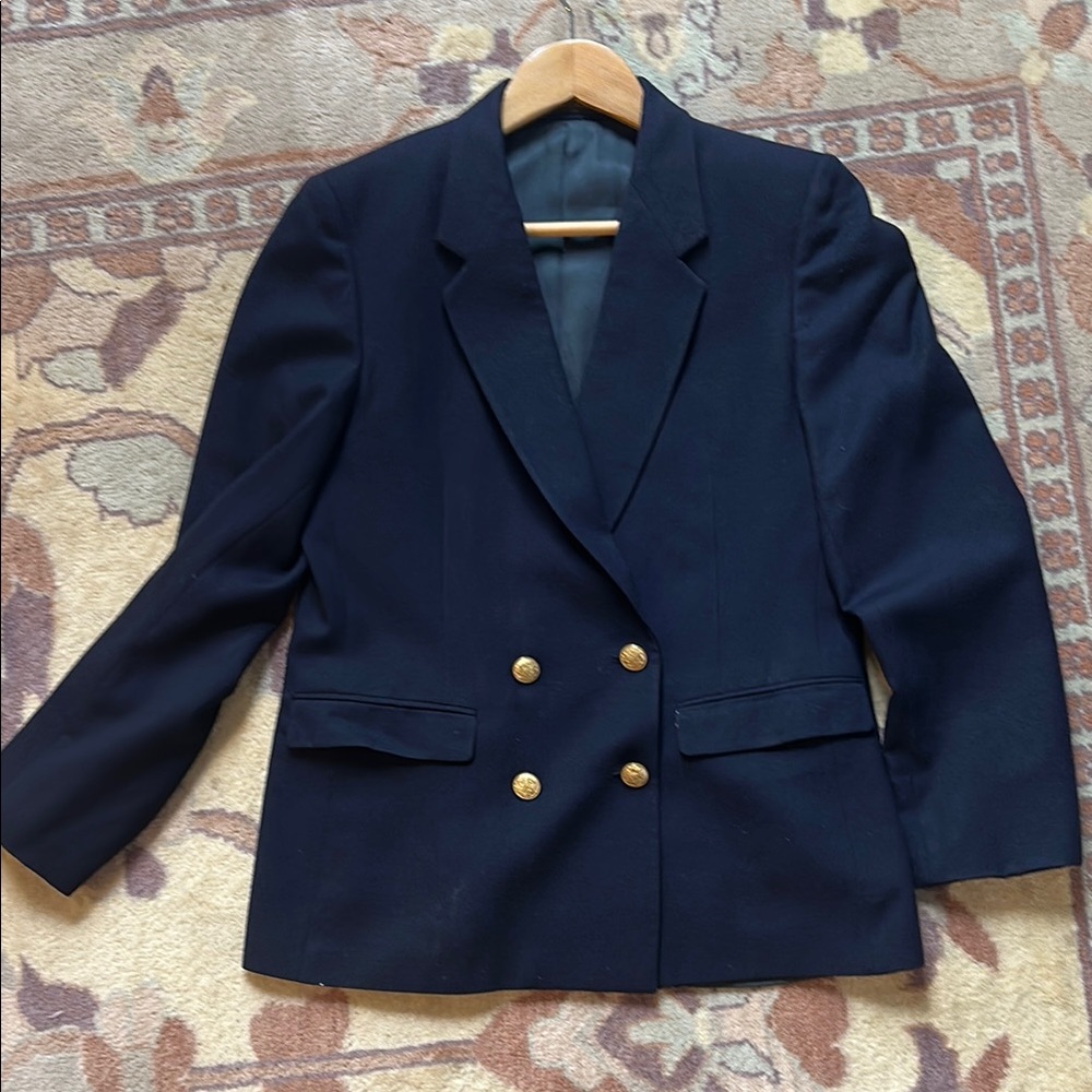 Ralph Lauren vintage navy Double-Breasted Women's Blazer